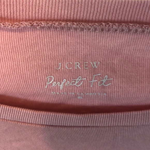 J. Crew Blush Cotton Longsleeve Tee S - Picture 4 of 4
